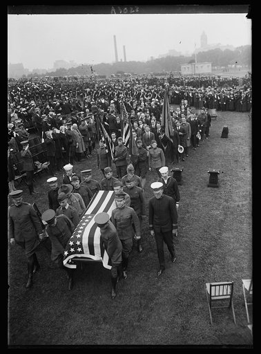 Soldier funeral over bodies of Vincent B. Costello & Hiram E. Cash [Washington, D.C.