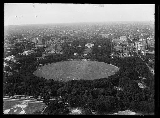 Aerial view of White House, Washington, D.C.