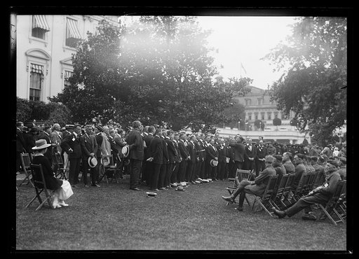 Group at White House. Washington, D.C.