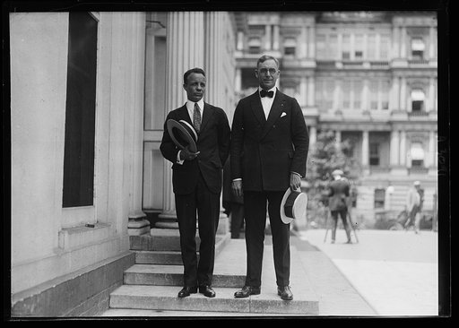 Theodore Roosevelt, Jr., left. White House, Washington, D.C.