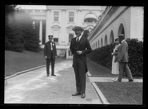 Man at White House, Washington, D.C.