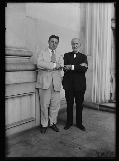 Joseph Gurney Cannon, right