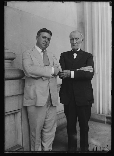 Joseph Gurney Cannon, right