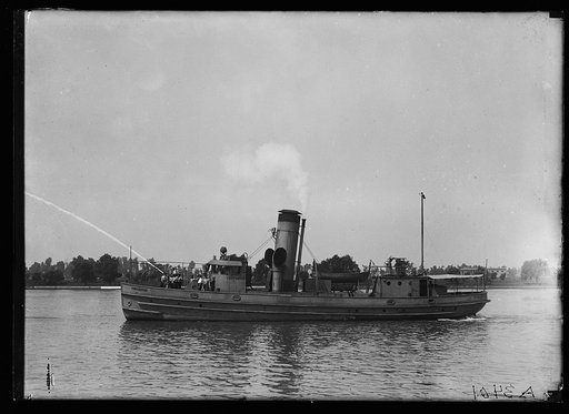 Firefighter boat