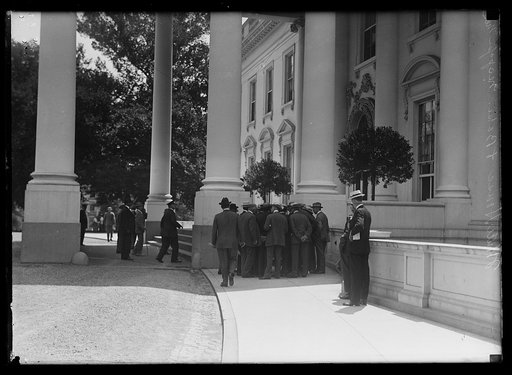 White House & Baker newspaper men