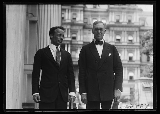 Theodore Roosevelt, Jr., left. Washington, D.C.