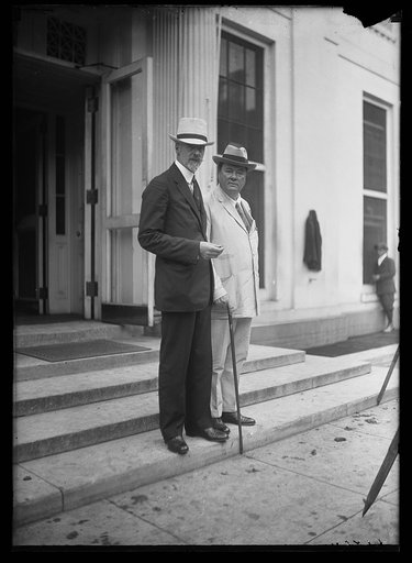 Men at White House, Washington, D.C.