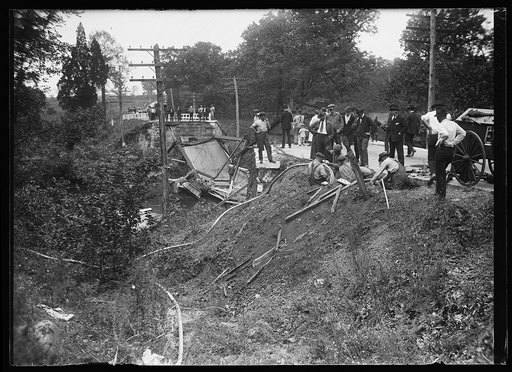 Collapsed bridge
