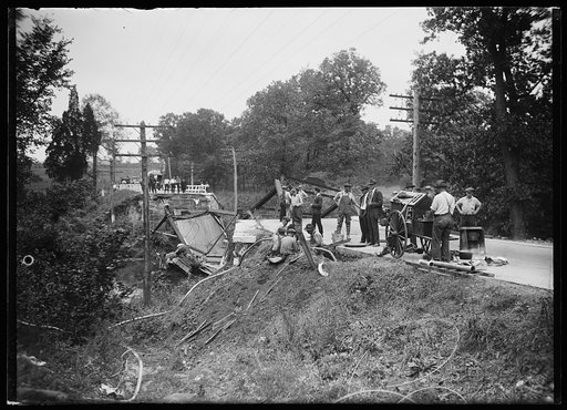 Collapsed bridge