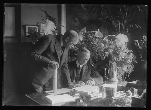 John H. Bartlett, First Asst. P.M.G. & Dr. Hubert Work, P.M.G.