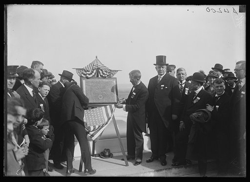 Unveiling World War I plaque