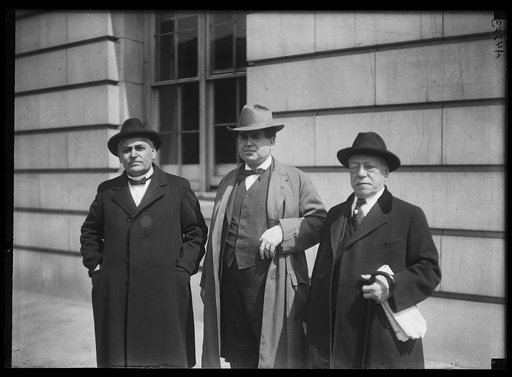 Frank Morrison, John L. Lewis and Samuel Gompers