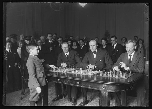 Samuel Ryeschenski, 9 yr. old chess player at the Capitol