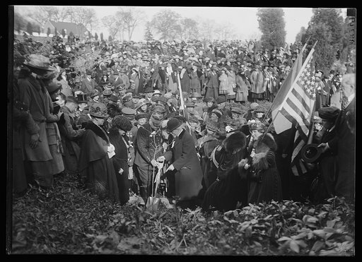 J.J. Jusserand at tree planting