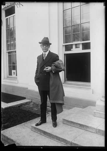 Man at White House, Washington, D.C.