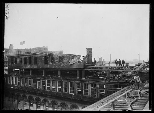 Second Treasury fire