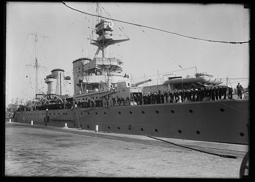 H.M.S. Raleigh at Navy Yard