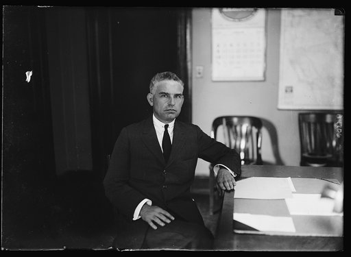 Henry B. Spencer, former Vice-Pres. of the Southern Railway and Federal purchasing agent for the war time railroad administration, in his new office where he has taken up duties of Federal coal administration for the duration of the coal strike emergency