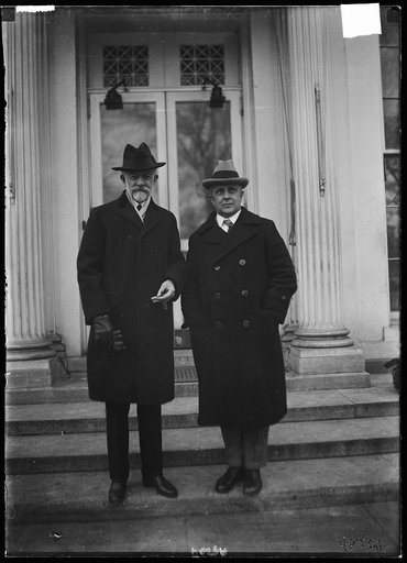Senator Lodge and Secy. Davis [White House, Washington, D.C.