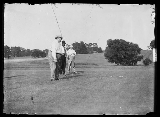 Taft playing golf