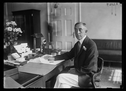 C. Bascom Slemp at desk