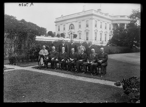 Pres. Coolidge and cabinet [White House, Washington, D.C.