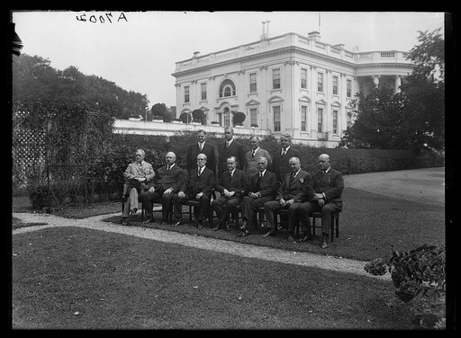 Pres. Coolidge and cabinet [White House, Washington, D.C.