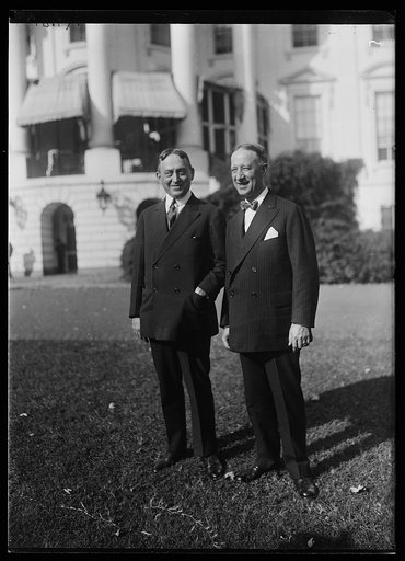 Men at White House, Washington, D.C.
