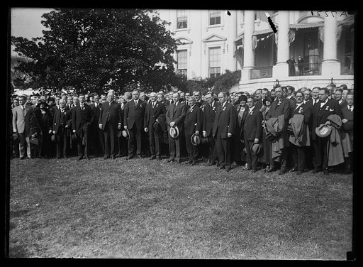 Investment Bankers Assoc. of America at White House with Coolidge