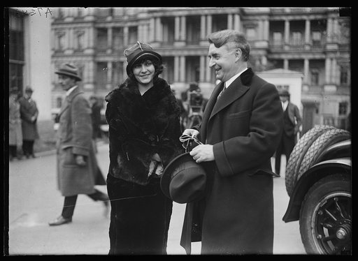 Royal S. Copeland, right. State, War and Navy Building in background. Washington, D.C.