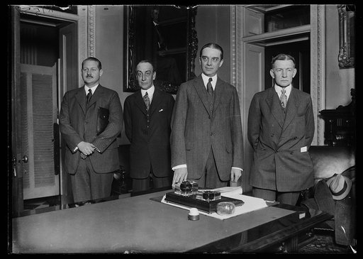 Group; Charles Dawes, right