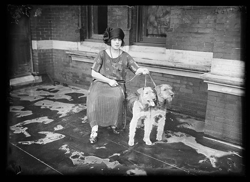 Mrs. P.E. Smith with Nance O'Neal and Lucky Girl