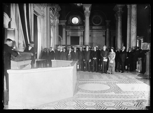 The Great Shrine built in the halls of the Library of Congress