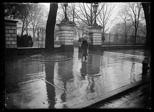 Sidewalk in front of White House, Washington, D.C.