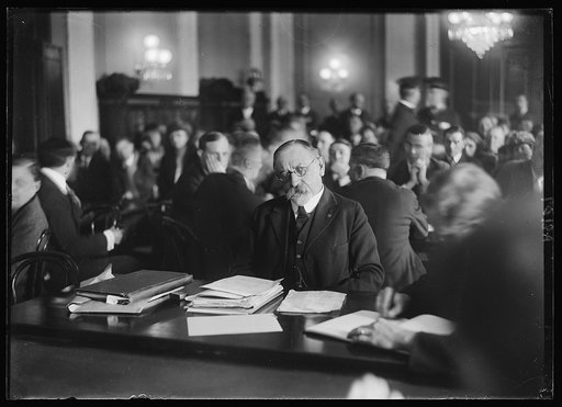 H.L. Schaife, former Dept. of Justice investigator who has been testifying before the senate committee investigating the Dept. of Justice