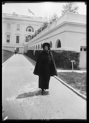 Evangeline Booth, Commander of the Salvation Army in the U.S., at the White House, April 26th