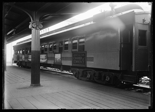 Special train for visiting realtors
