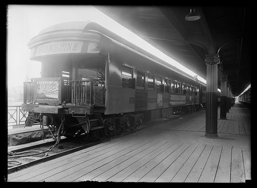 Special train for visiting realtors