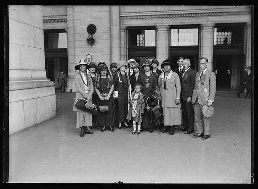 Group (Hawaiians?) at Union Station, Washington, D.C.