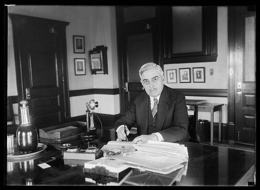 Wm. M. Butler, Chairman of the Republican Nat'l Comm., at his desk