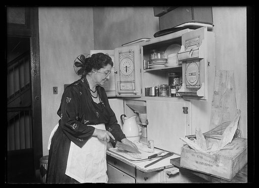 Woman working in kitchen