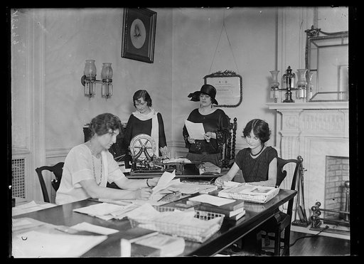 Women working in office