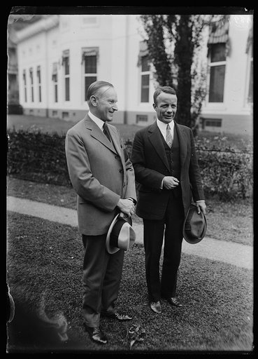 Calvin Coolidge and Theodore Roosevelt, Jr. White House, Washington, D.C.