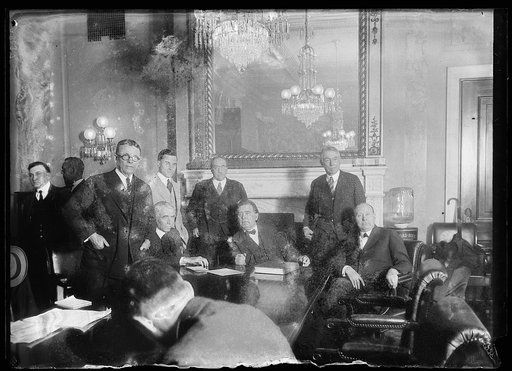Group; William Borah, center