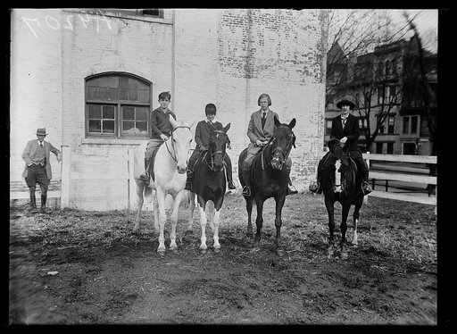 People on horseback