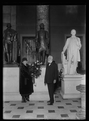 Unidentified in Statuary Hall, U.S. Capitol, Washington, D.C.