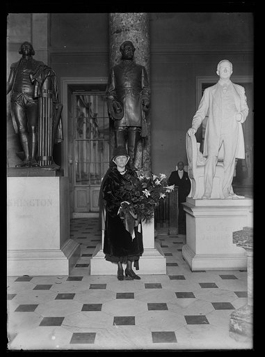 Unidentified in Statuary Hall, U.S. Capitol, Washington, D.C.