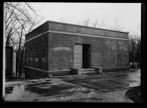 A Sound-Proof Building. If you shout in this building you cannot be heard, because it is sound-proof. The building located at the Bureau of Standards in Washington is used for testing building material to determine whether they will transmit or absorb sound. This information is valuable when constru