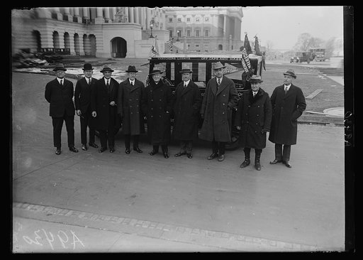 Group outside Capitol building, Washington, D.C.