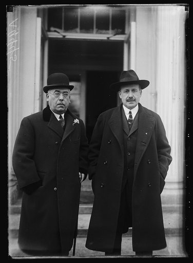 Men at White House, Washington, D.C.